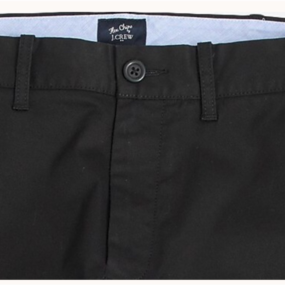 J. Crew Flex slim-fit Driggs khaki Men's Black Pants - Picture 2 of 10
